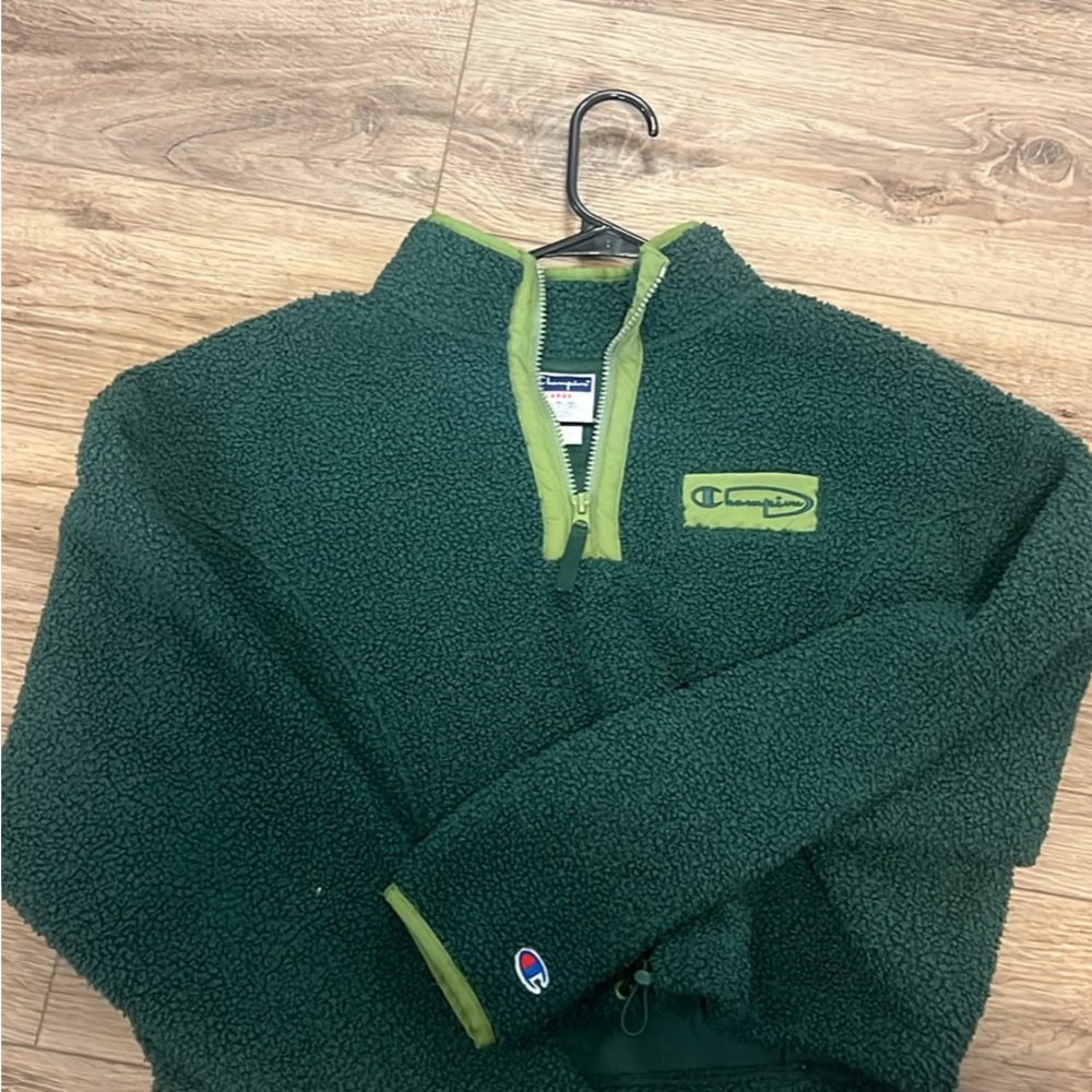 Champion Green Fleece Pullover